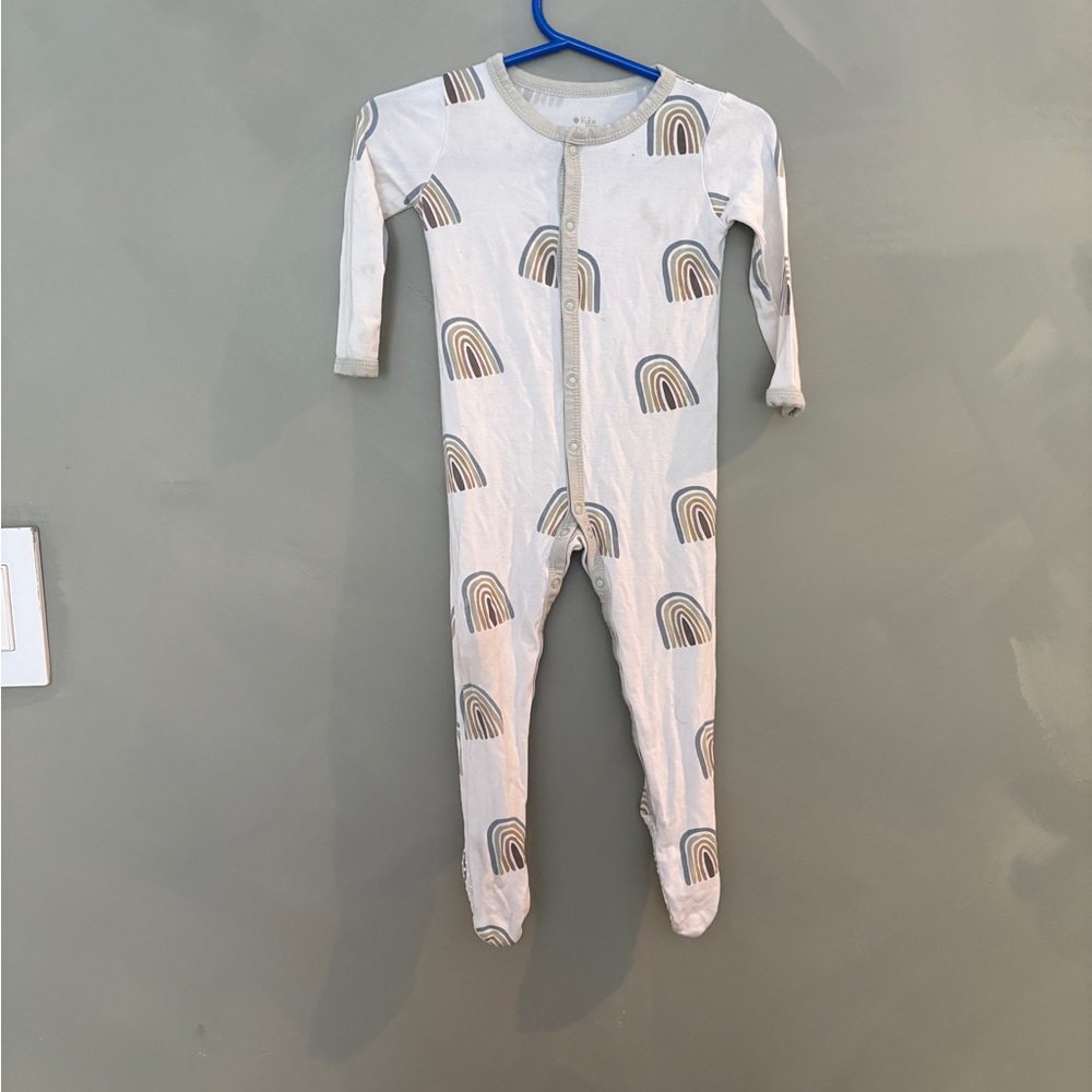 Rainbow Patterned Kids One Piece